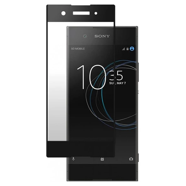 Sony Xperia XA1 Ekran Koruyucu Ekranı Tam Kaplayan Düz Cam Ekran Koruyucu