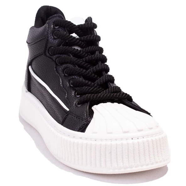 Dagoster DZS07-8897500 Siyah Beyaz  Ortopedik Günlük Kadın Spor Ayakkabı ürün görseli