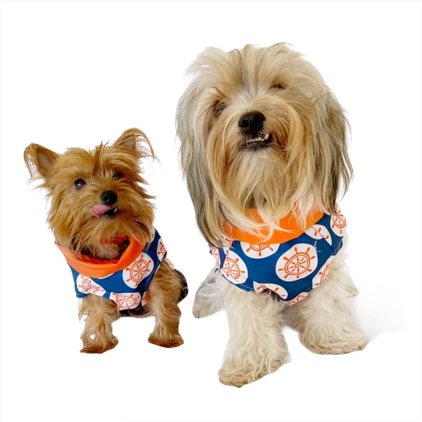 Orange Nautica Su itici Yağmurluk Köpek Yağmurluğu - 6