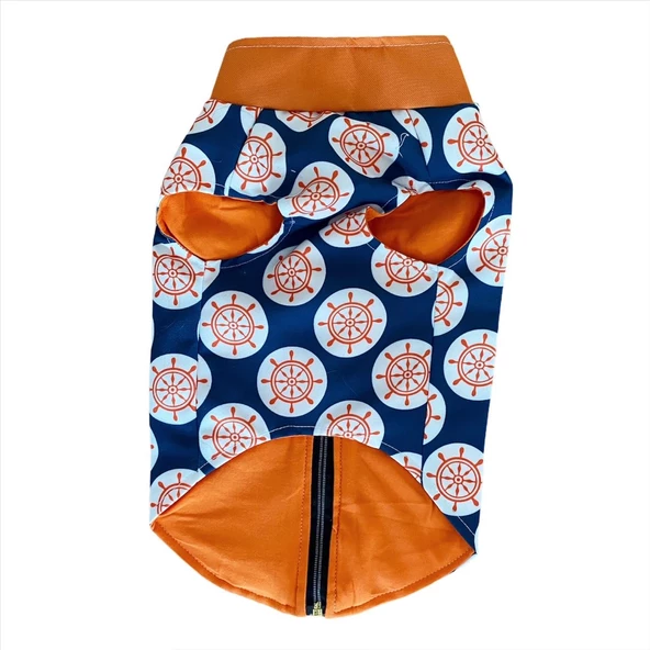 Orange Nautica Su itici Yağmurluk Köpek Yağmurluğu - 3