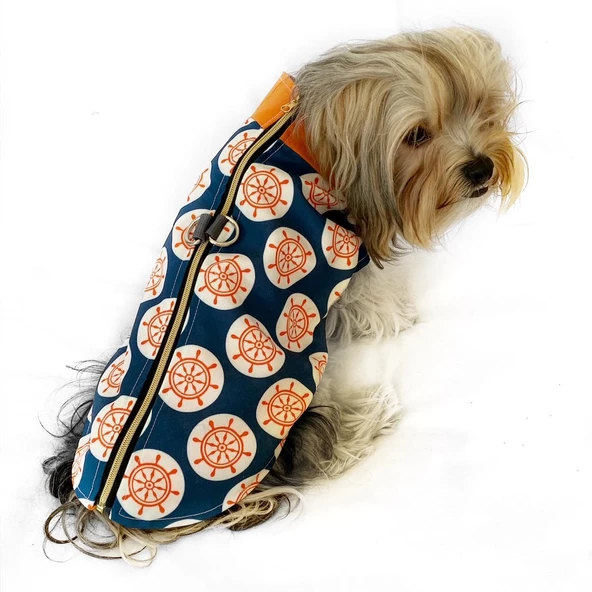 Orange Nautica Su itici Yağmurluk Köpek Yağmurluğu