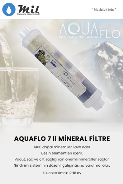 Tüm Su Arıtma Cihazlarıyla Uyumlu 7li Mineral Filtre - 1