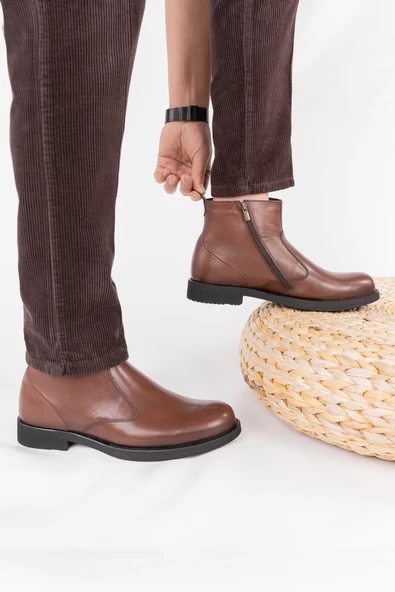 BURÇ KAUÇUK TABAN ERKEK YARIM BOT