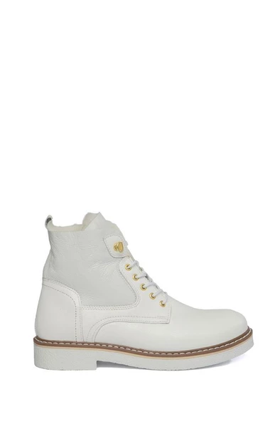 Greyder 81166 Zn Kadın Trendy Bot Beyaz 36-40 - 2