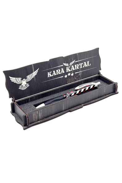 Beşiktaş Orijinal Lisanslı Versatil Uçlu Kalem 0.7 Hediyelik Ahşap Kutulu - 8