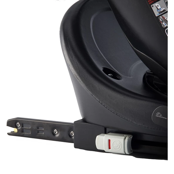 Ultimate 360 ° Dönebilir Yatabilir 0-36 Kg Deri Oto Koltuğu ISOFIX/SIP/LATCH Gri - 6