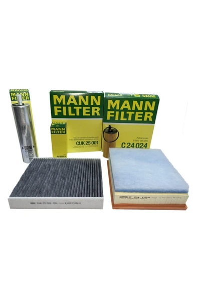 Mann Fılter Bmw F20 1.16d 2012 - 2017 Arası Mann Bakım Seti