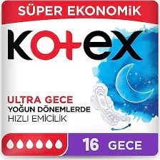 KOTEX ULTRA GECE 16LI