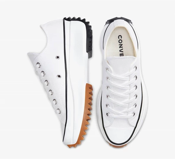 Converse Run Star Hike Platform Kısa Beyaz Sneaker Spor Ayakkabı 168817C-102 - 3