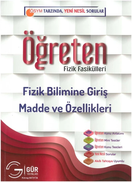 Gür Öğreten Fizik-Madde Ve Özellikleri