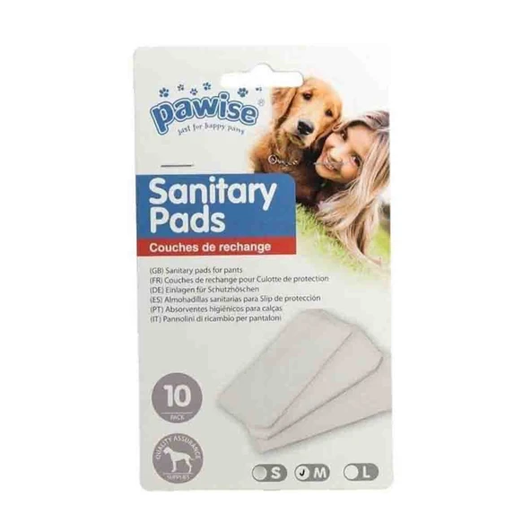 Pawise Köpek Regl Pedi Medium-Large (M-L) 10'lu Paket