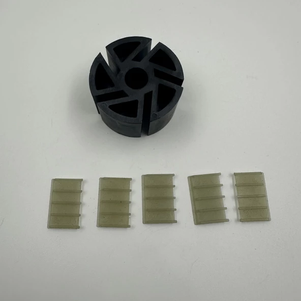 Mitacan MTTP40B Yakıt Transfer Pompası Rotor Kanat Seti - Resim 3