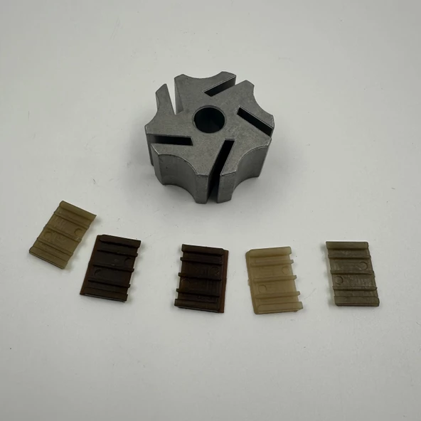 Mitacan MTTP40T Yakıt Transfer Pompası Rotor Kanat Seti - Resim 4