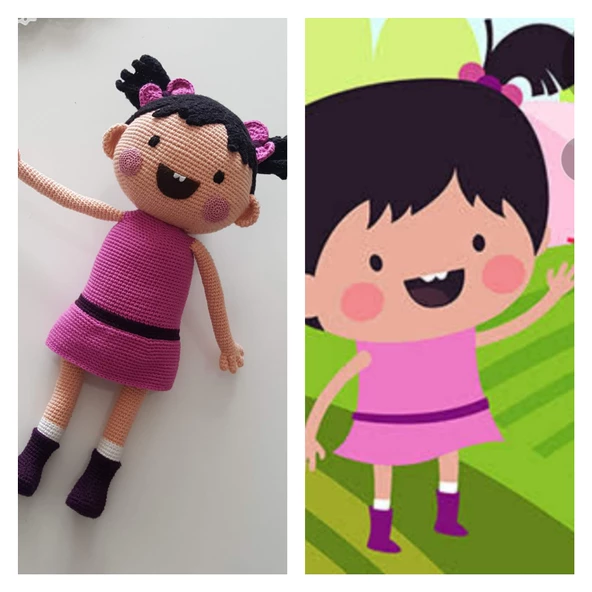 Little Lola Amigurumi Organik Oyuncak - Resim 3