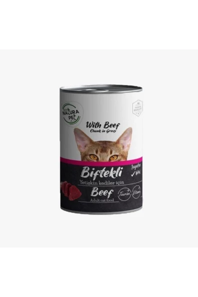 Eco Pet Biftekli Yetişkin Konserve Kedi Maması 400 Gr.