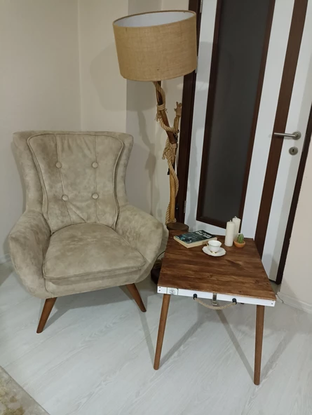 Kahve Ahşap Masa - 6