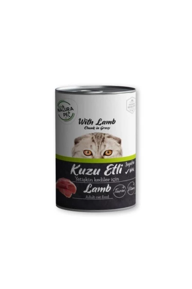 Eco Pet Kuzu Etli Yetişkin Konserve Kedi Maması 400 Gr.