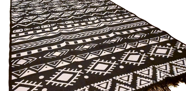 Algelsineve Voven Makine Dokuması Antik Kilim - 2