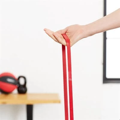 Powerband Direnç Lastiği ve Egzersiz Bandı Kırmızı Light - 2