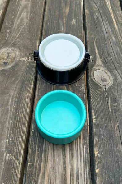 LİMA Dairesel Kasnaklı Silikon Kap Kalıbı - Resim 5