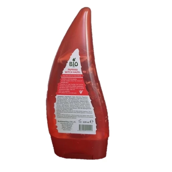 Bio Asia Aloe Vera Paprika Witch Hazel Gel 120 ML 1Adet - 3