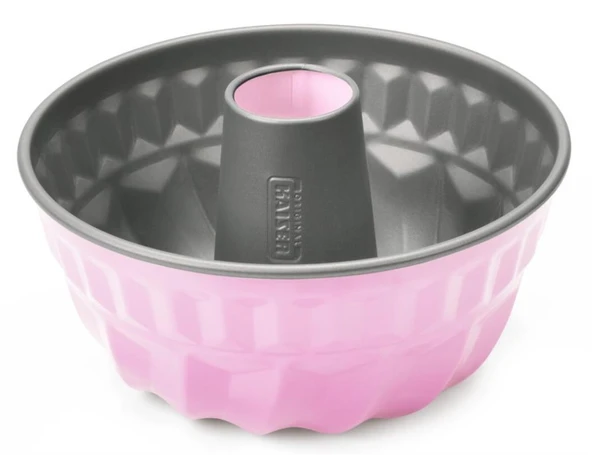 KAISER COLOUR BORULU KEK KALIBI PEMBE 22 CM
