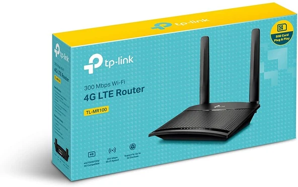 Tp-Link TL-MR100 LTE (3G-4G) Router - Resim 3