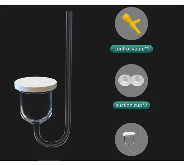 Akvaryum Co2 Diffüzör 25mm İthal - Resim 2