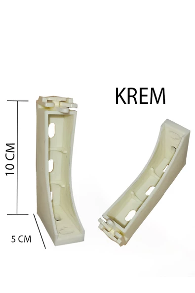 Dekoratif Ray Montaj Aparatı Uzun Ayak 10 Cm 4 Adet