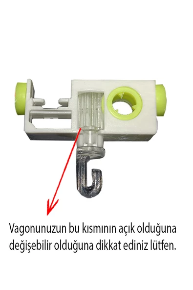 Akıllı Dikey Perde Pimi J Tip 10' Lu paket Değiştirelebilir vagon uyumlu - 4