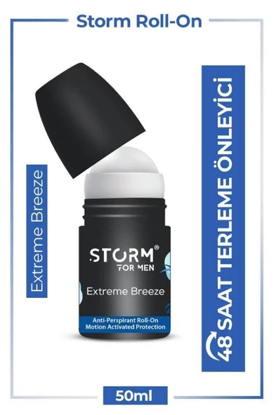 Lady Storm Erkek Roll On Terleme Karşıtı Extreme Breeze 50 ml