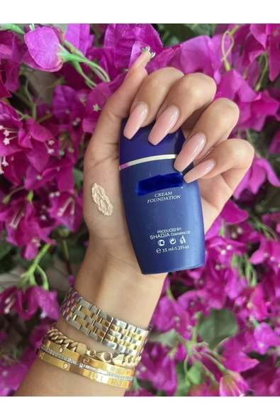 Orta Ton Super Kapatıcılı Matte Krem Fondöten 35 ml - Resim 3