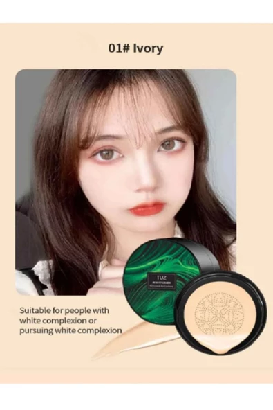 Tuz Cc Fondöten Krem Mantar Kafa Süngerli 02# NATURAL SKİN Doğal Cilt - 6