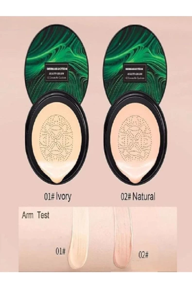 Tuz Cc Fondöten Krem Mantar Kafa Süngerli 02# NATURAL SKİN Doğal Cilt