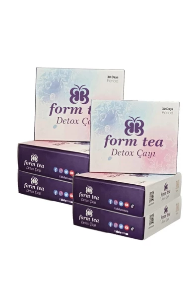 Form Tea 60'lı Detoks Çayı 4 Aylık Orijinal Paket 240 Adet