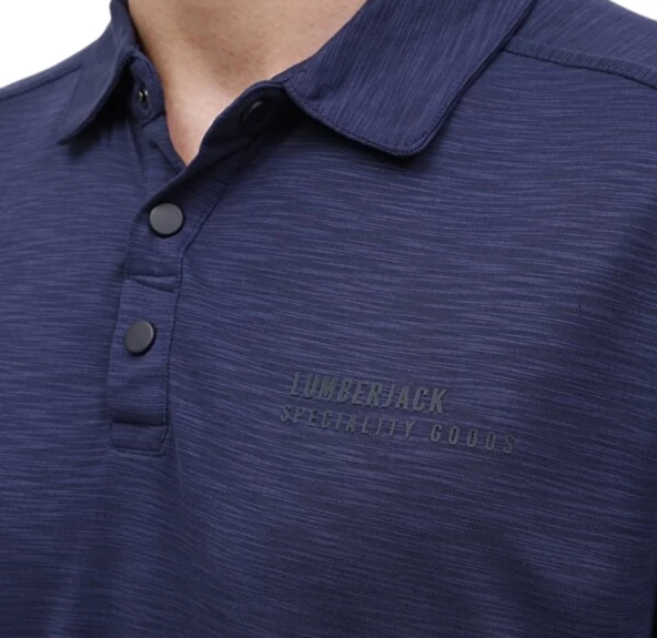 LUMBERJACK JASPER 11URB1049 INDIGO TSHİRT - Resim 3