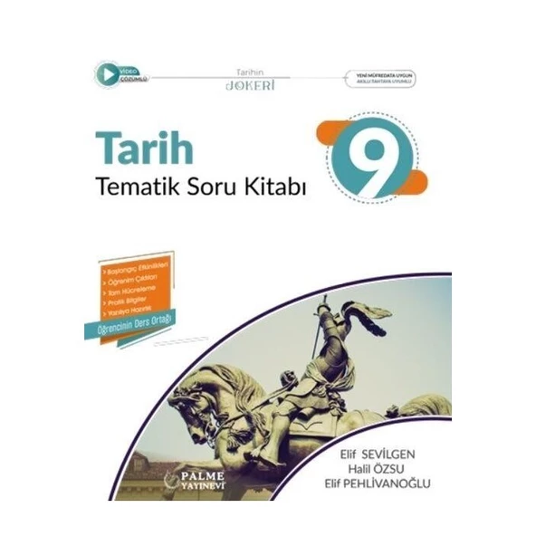 PALME 9.SINIF JOKER TARİH TEMATİK SORU KİTABI