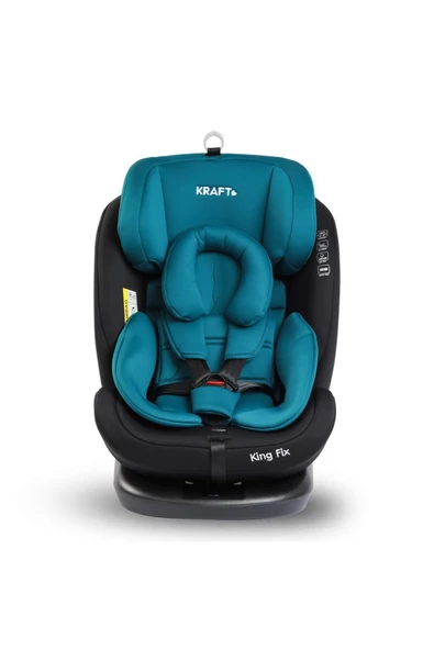Kraft King Fix 0-36 Kg Top-tether Isofixli 360 Derece Dönebilen Oto Koltuğu Blue - 5