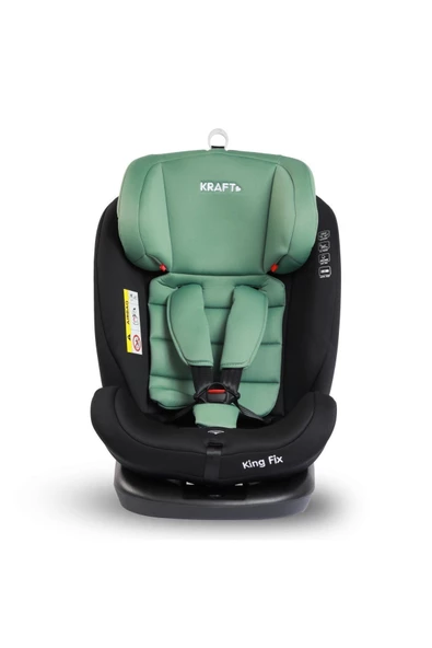 Kraft King Fix 0-36 Kg Top-tether Isofixli 360 Derece Dönebilen Oto Koltuğu Green - 6
