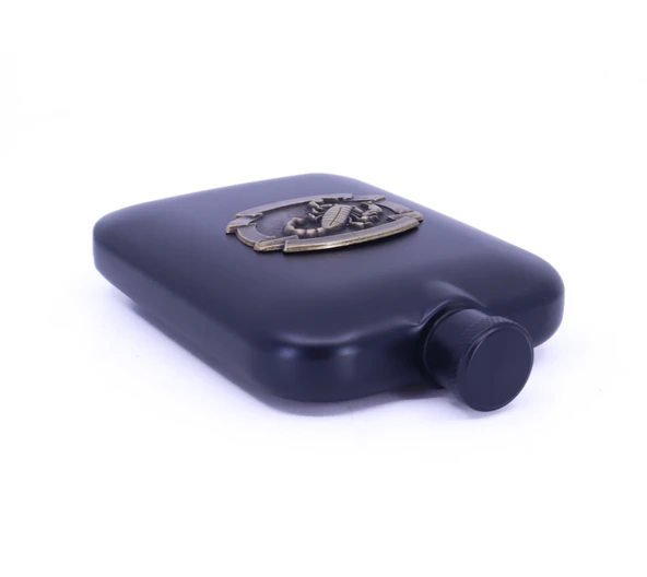 Akrep Kabartma Amblem Paslanmaz Çelik Cep Matarası - Hip Flask 7 OZ - 4