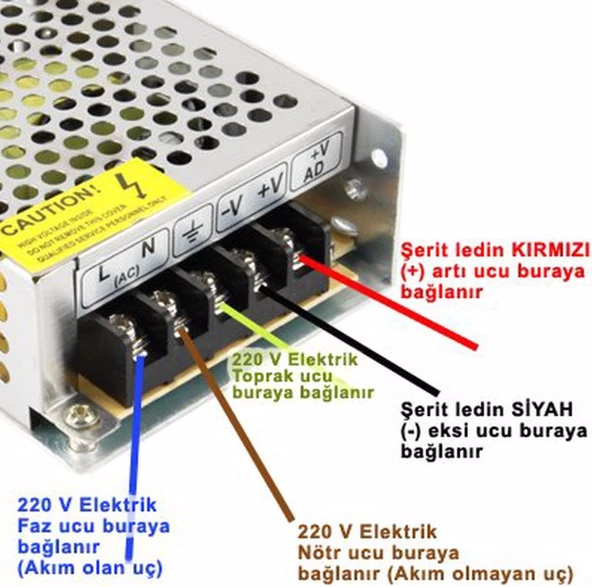 NOAS YL25-0250 21A Süper Slim Led Trafosu 12V 250W - 2