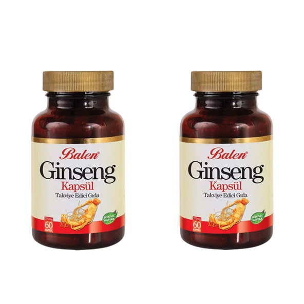 Balen Kırmızı Gınseng 375 MG 60 Kapsül 2 Adet