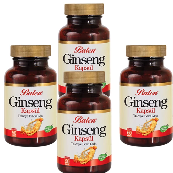 Kırmızı Ginseng 60 Kapsül 375 Mg X 4 Adet