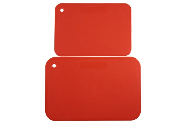 Solingen 2'li Flexy Polietülen Kesme Tahtası Kırmızı