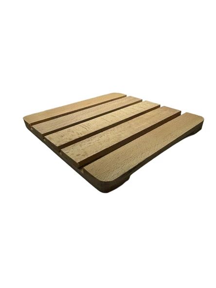 Urgancıoğlu %100 Doğal Gürgen Ağacı Nihale - 18,5 x 18,5 cm, Dayanıklı ve Estetik Mutfak Aksesuarı - 2