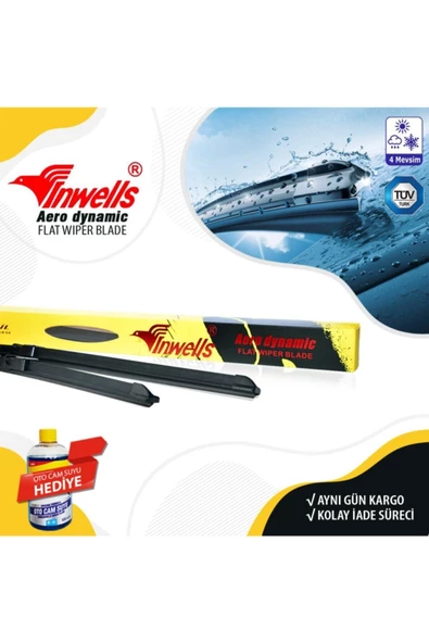 Inwells Opel Corsa D / E Inwells Muz Silecek Takımı (2006-2019) 018067