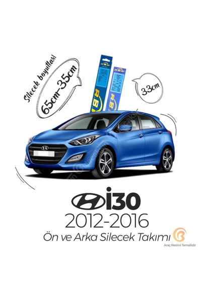 Rbw Hyundai I30 Ön Arka Silecek Seti (2012-2016)