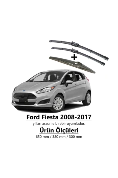 Rbw Ford Fiesta Ön Ve Arka Silecek Takımı