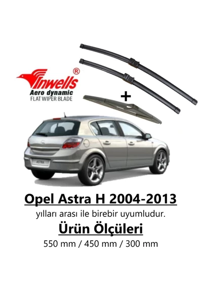 Inwells Opel Astra H Ön Arka Silecek Takımı