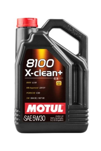 Motul 8100 X-Clean 5W-30 5 Litre Motor Yağı Üt 2021